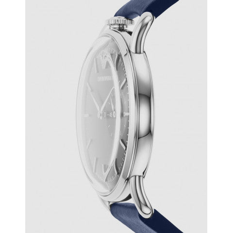 Emporio Armani Aviator Quartz Blue Dial Blue Leather Strap Watch For Men - AR11335 - Image 6